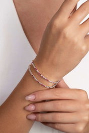 Heliophilia Silver Pulsera de Metal Multicolor